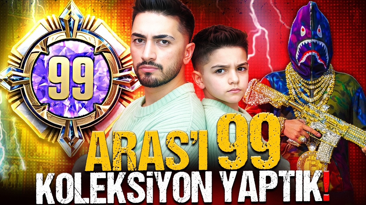9 YAŞINDAKİ ARAS 99 KOLEKSİYON OLUYOR! | PUBG Mobile