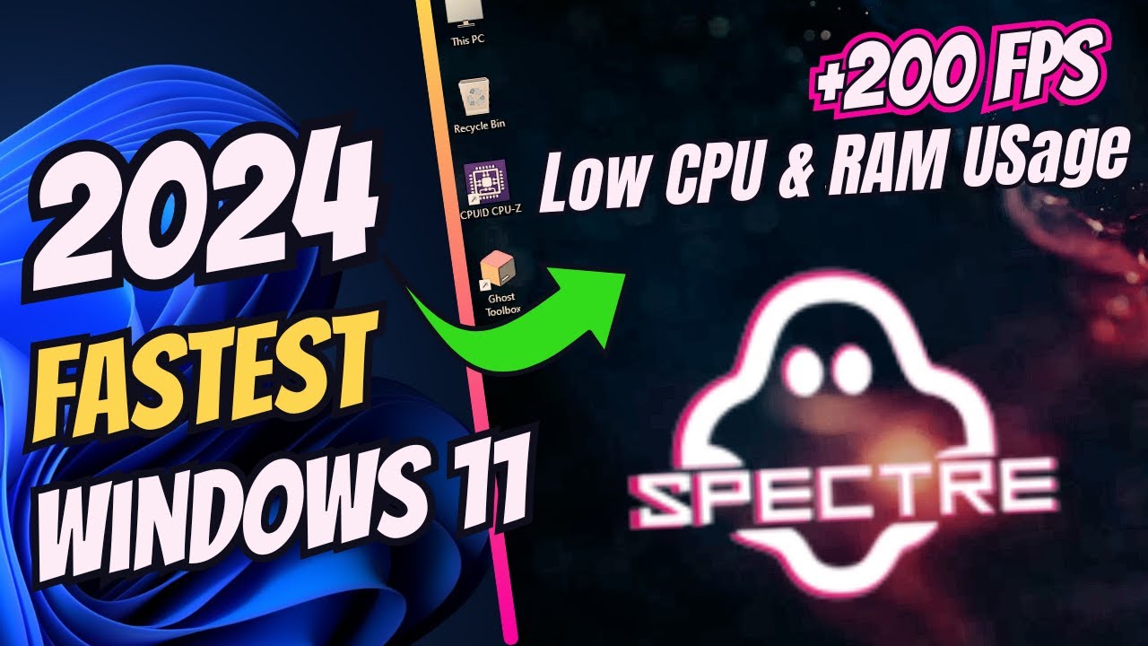 New GHOST Spectre 23H2 Windows 11 (🚀FASTEST Windows 11) 2024