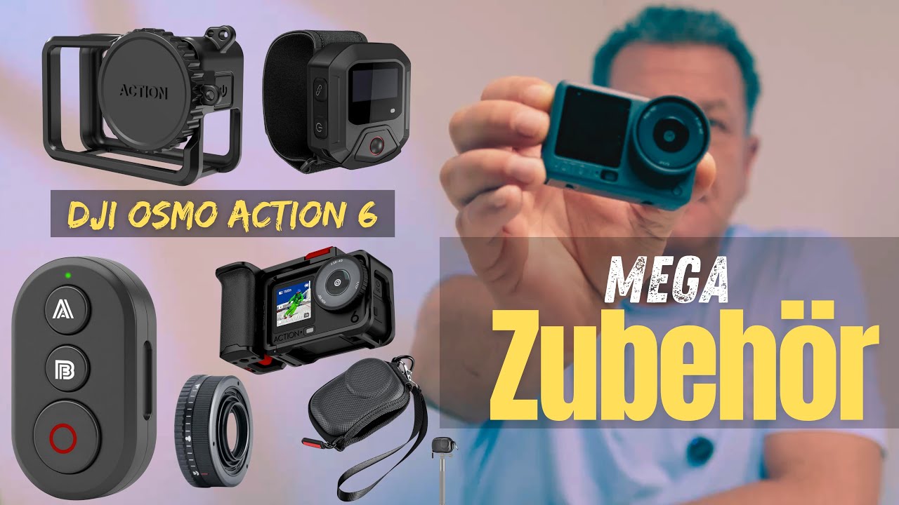 Dji Osmo Action 6 Zubehör und Halterungen!