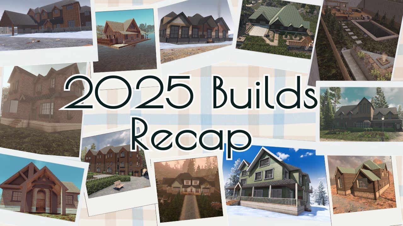 My Builds Of 2025 Recap Video 🎄🔨