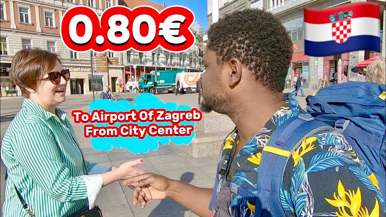 The Cheapest And Easiest Way To Get To The Airport Of Zagreb From City Center (0.80€)