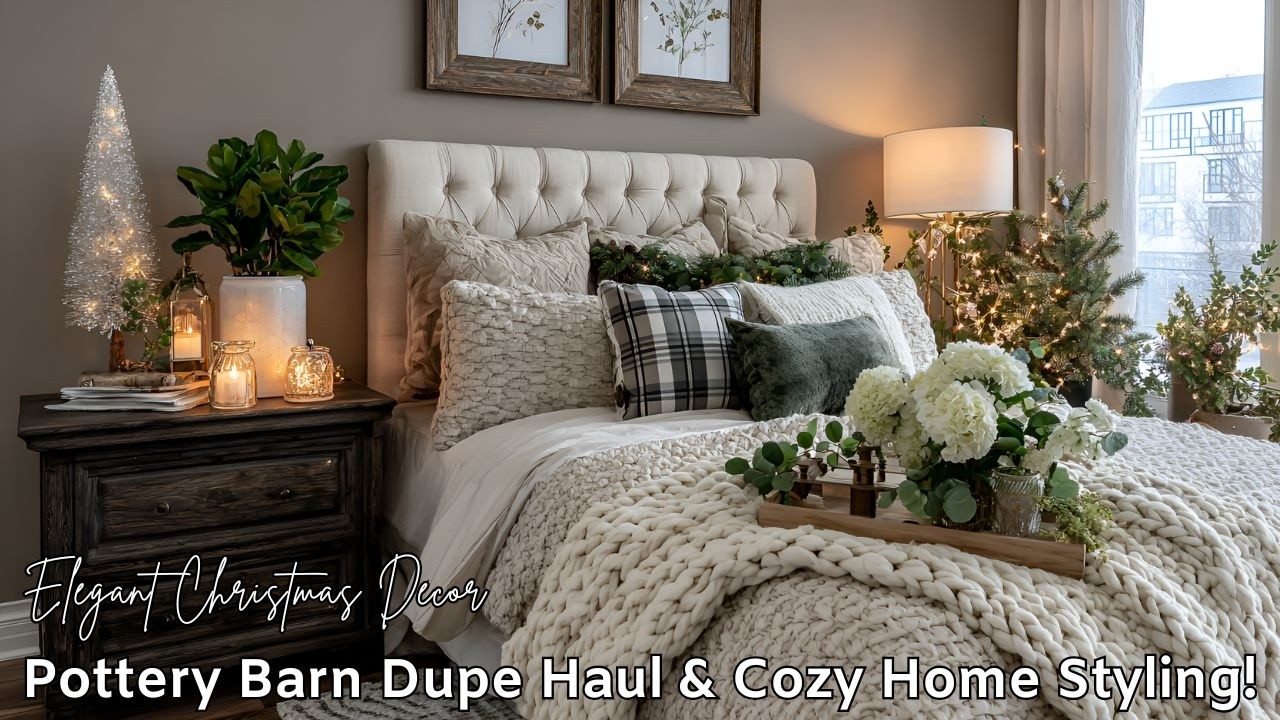 🎄 Elegant Christmas Decorating Ideas 2025-2026 | Pottery Barn-Inspired & Cozy Home Styling!