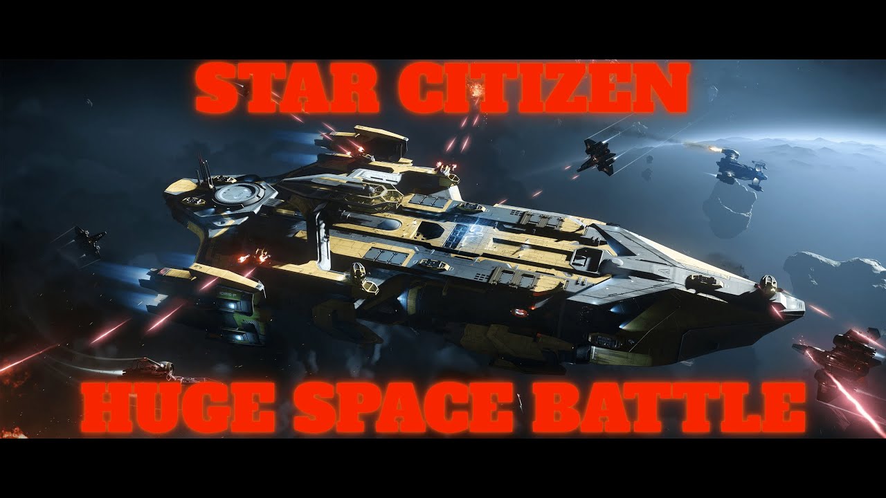 [Star Citizen] Huge Space Batttle at Hathor