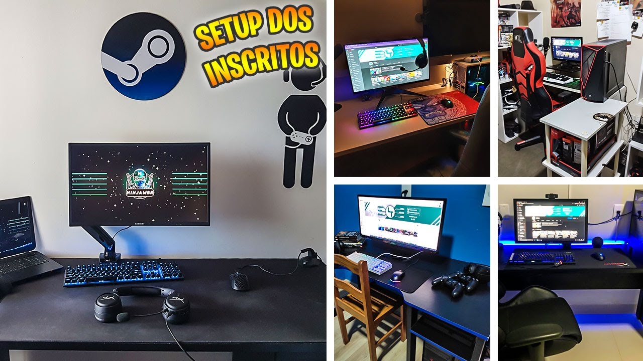 Calma.. SETUP com tema da STEAM? - Setup dos inscritos