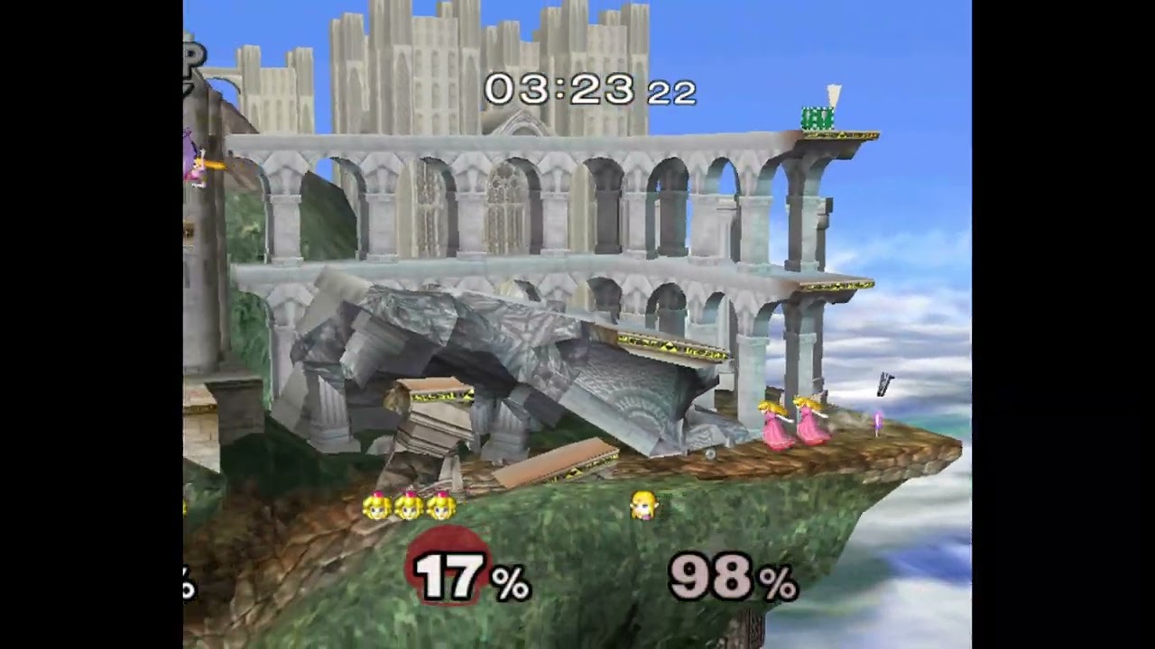 ssbm turbo dx peach adventure mode co op