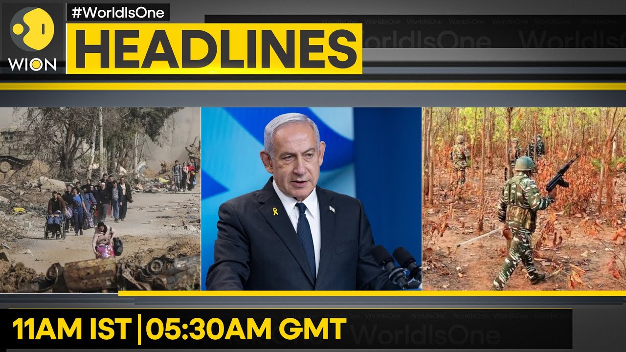 Maoists Call for Month-Long Ceasefire | IDF Opens Second Gaza Evacuation Route | WION HEADLINES