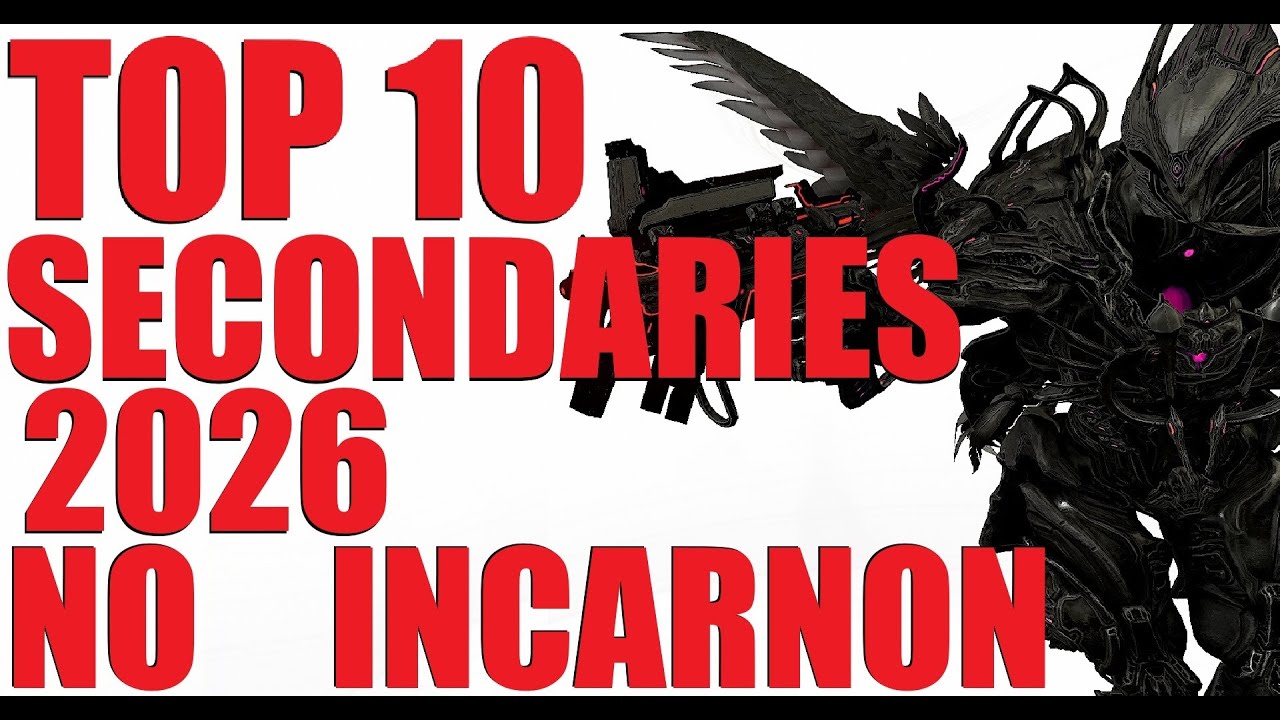 Best SECONDARY Weapons In Warframe 2026 For Non Incarnon  (With Builds)