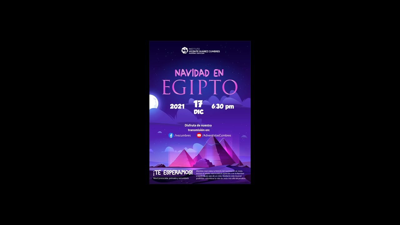'Navidad en Egipto' || Cantata Navideña || IVS Cumbres