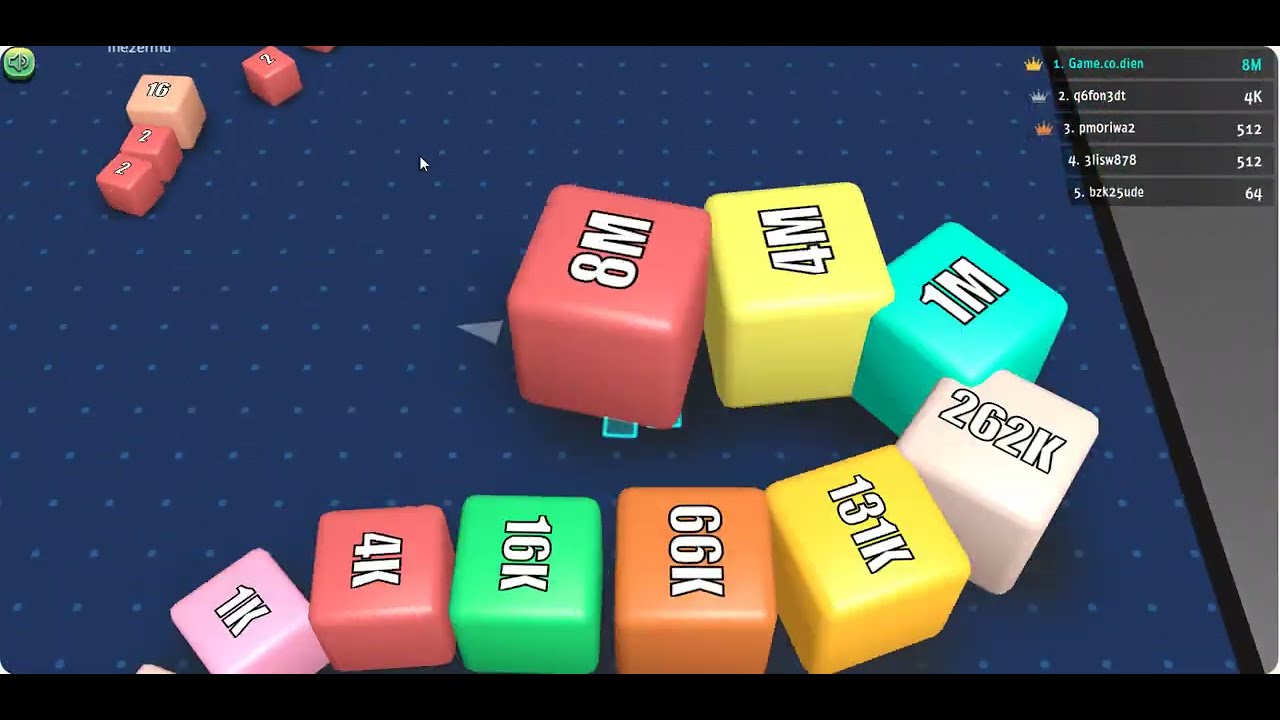 Cubes2048 - Game cổ điển: Lực chiến 8M trong 15 ph&uacute;t. TOP 1 l&agrave; kh&ocirc;ng thể cản - cubes.io