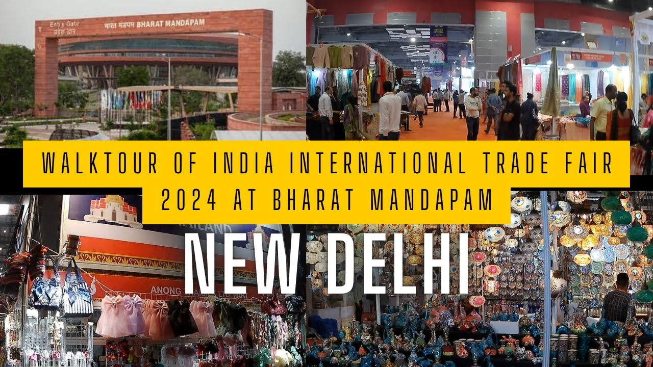 WALKTOUR OF INDIA INTERNATIONAL TRADE FAIR AT BHARAT MANDAPAM - NEW DELHI 2024