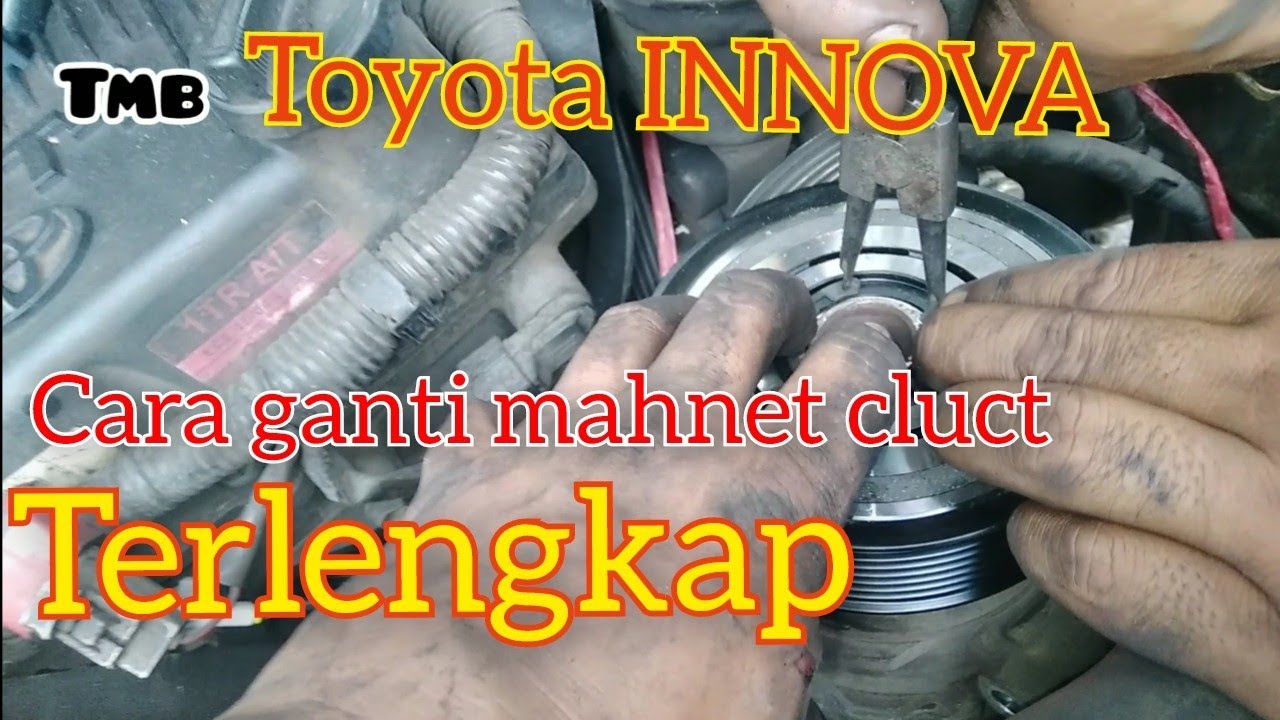 cara ganti magnet cluct AC TOYOTA INNOVA tanpa buang preon 