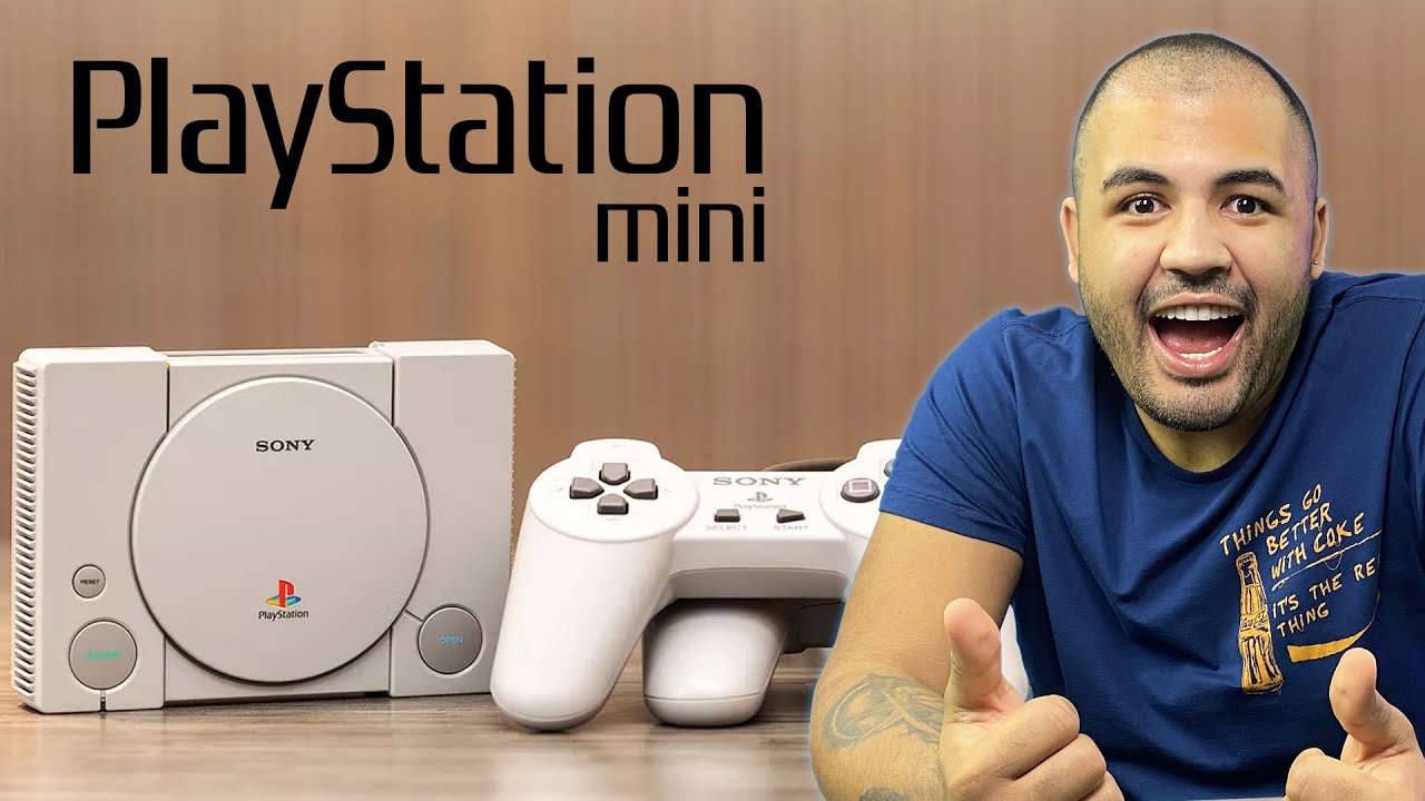 UNBOXING E TESTE DO PLAYSTATION 1 CLÁSSICO (MINI)