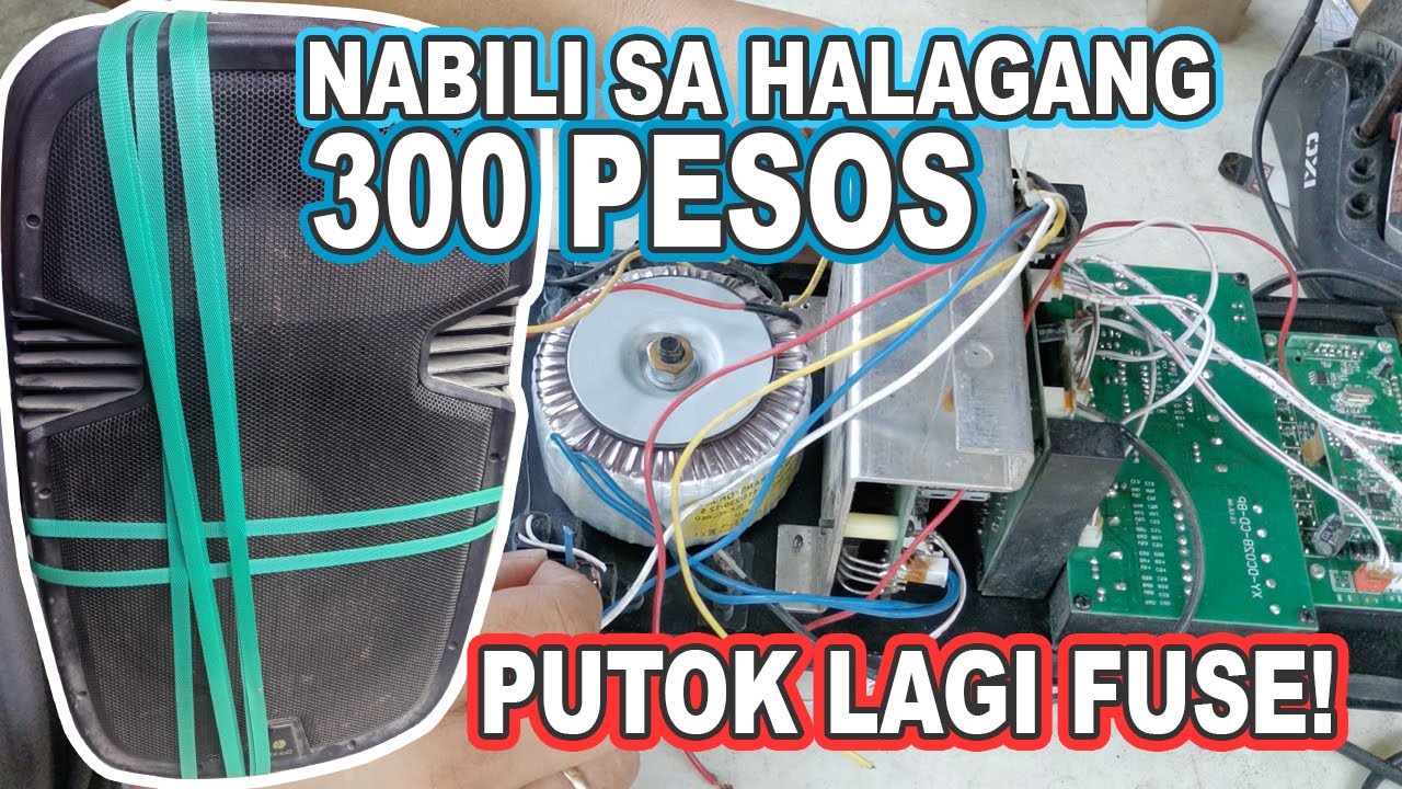 Patapon na sana buti nagawa pa! putok lagi fuse nitong Dai-Ichi Portable Speaker