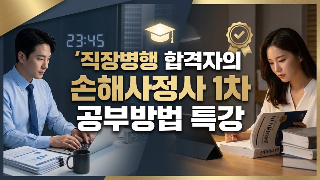 손해사정사 1차 공부방법/객관식 공부꼼수/기출문제 공부법