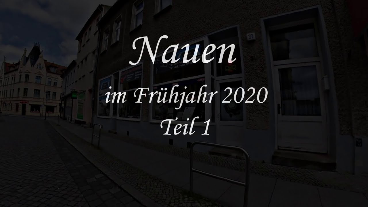 Fahrt durch Nauen im Havelland 01