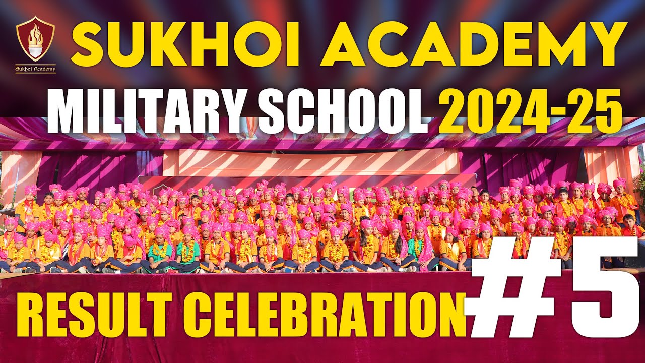 Sukhoi Academy Military School Result 2024 Celebration #5