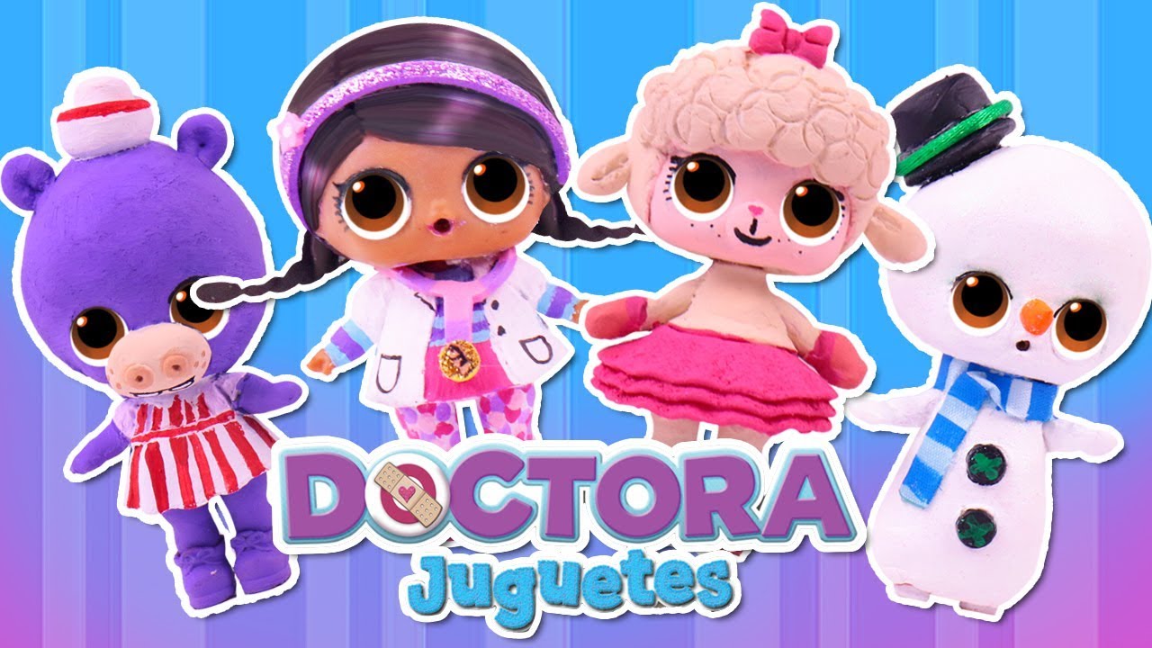 👩🏾‍⚕️ DOCTORA JUGUETES, HALLIE, LAMBIE y FRIOLIN ⛄️ Muñecas LOL - Transformaciones Fantásticas