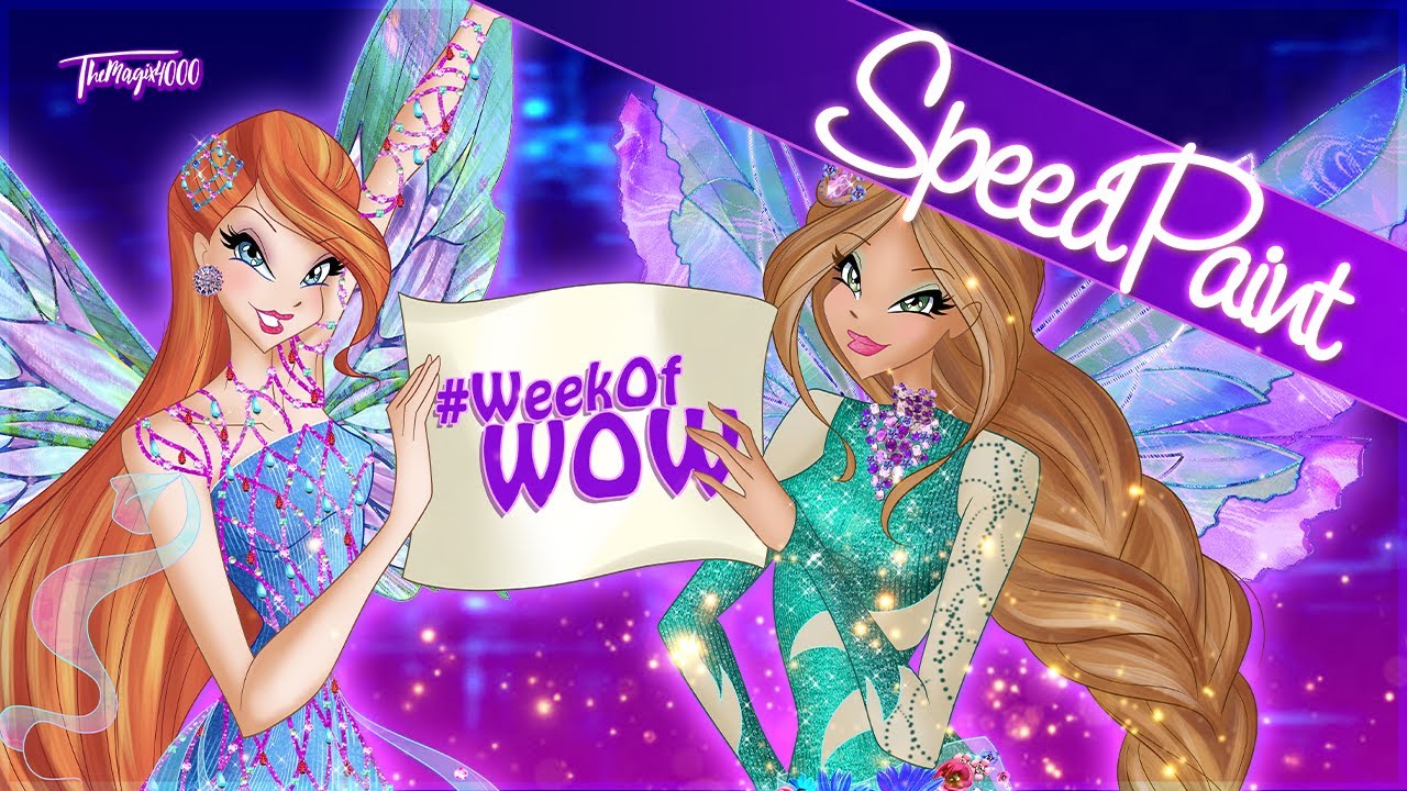 [SPEEDPAINT] World Of Winx - 🔥Bloom Dreamix & Flora Onyrix🪷 #WeekOfWOW