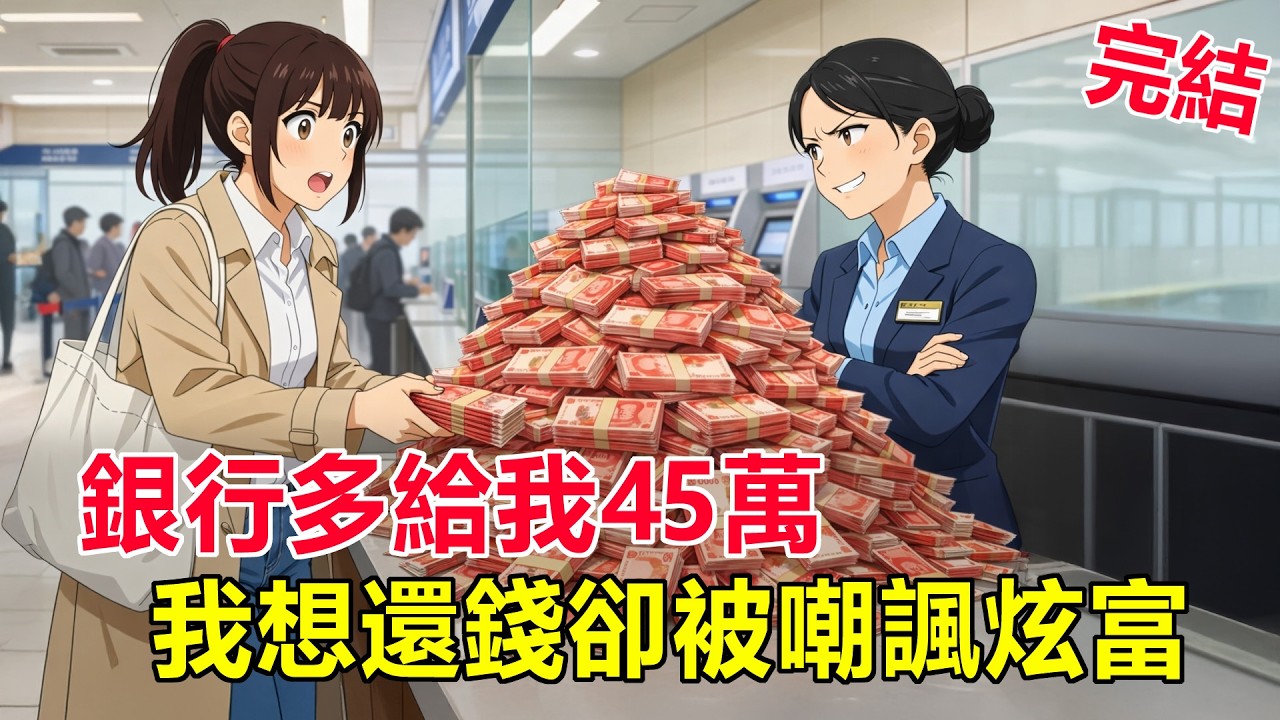 銀行多給我45萬，我連打兩次電話想還錢卻被羞辱，最後把行長送進牢裡