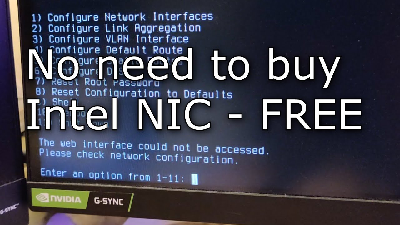 TrueNAS 12 / 13 - The web interface could not be accessed (Realtek 2.5Gb Ethernet)