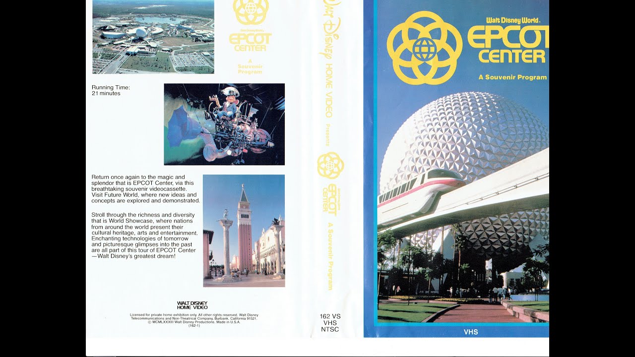 Epcot Center - A Souvenir Program ~ 1983 - InteractiveWDW