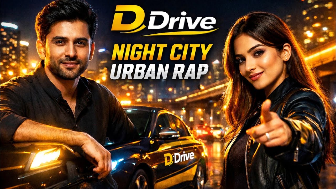 D-Drive Night Ride 🔥 | Pakistani Street Rap | Safe Ride &bull; Fast Vibe (Official Music Video