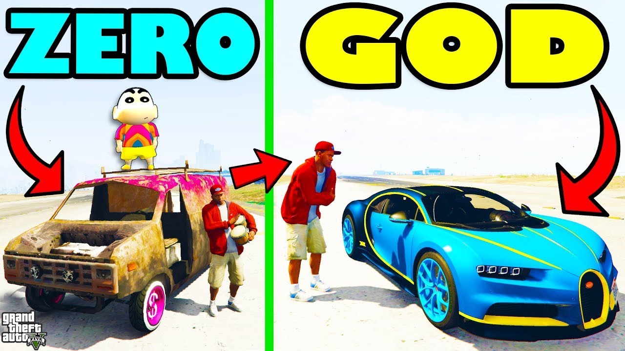 Franklin Upgrading ZERO To GOD SPORTS CAR in GTA 5 !