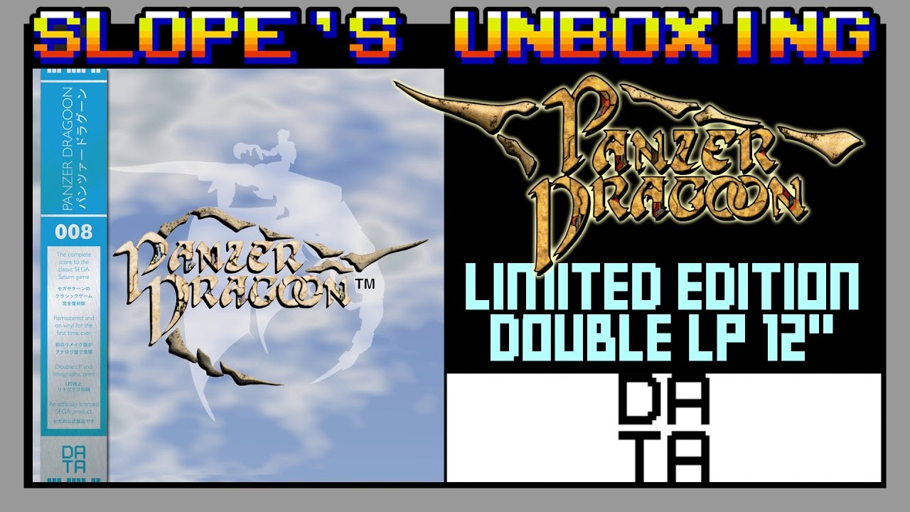 Panzer Dragoon limited edition record from DATA DISCS unboxing - SGR