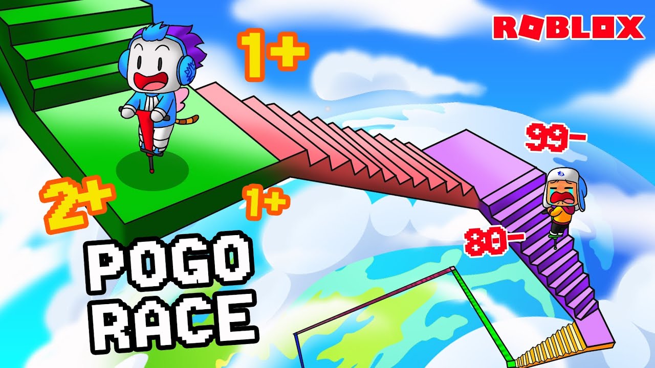 AKU DAN MOCIL MAIN POGO TAPI SETIAP DETIK LOMPATAN BERAMBAH 1 METER SAMPAI JADI 999.999 LOMPATAN!!