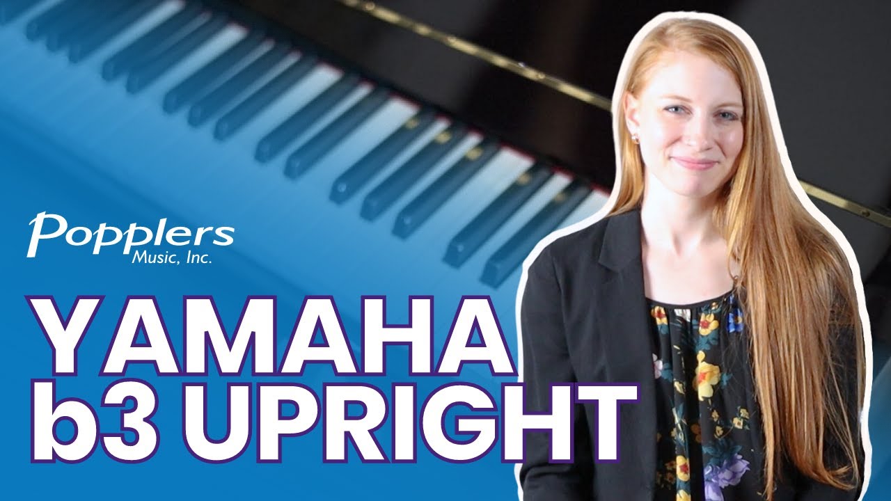 Yamaha b3 Upright Piano | Full Review and Demo with Jenna from Popplers Music