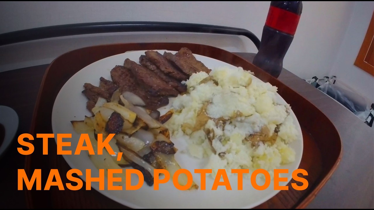 Steak, Mashed potatoes