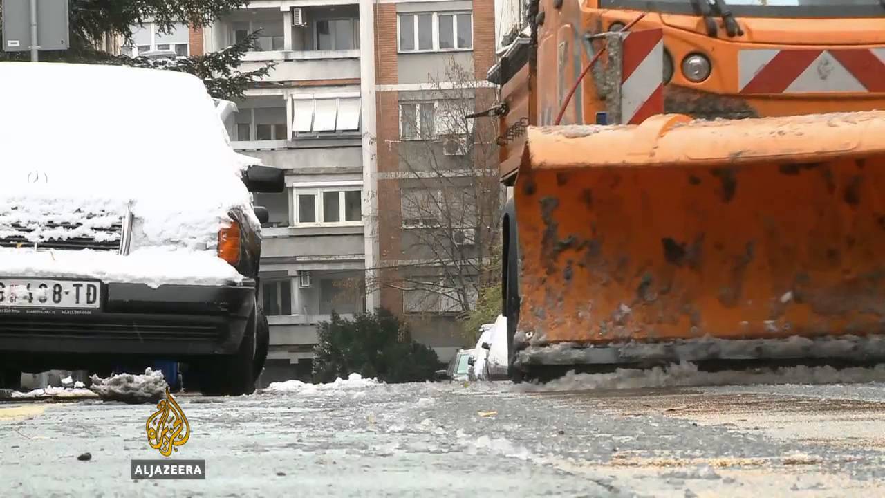 Snijeg i jak vjetar u Srbiji - Al Jazeera Balkans