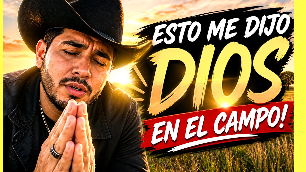 🌾🔥 CUANDO DIOS ME HABLÓ EN EL CAMPO | Testimonio Musical Norteño Cristiano