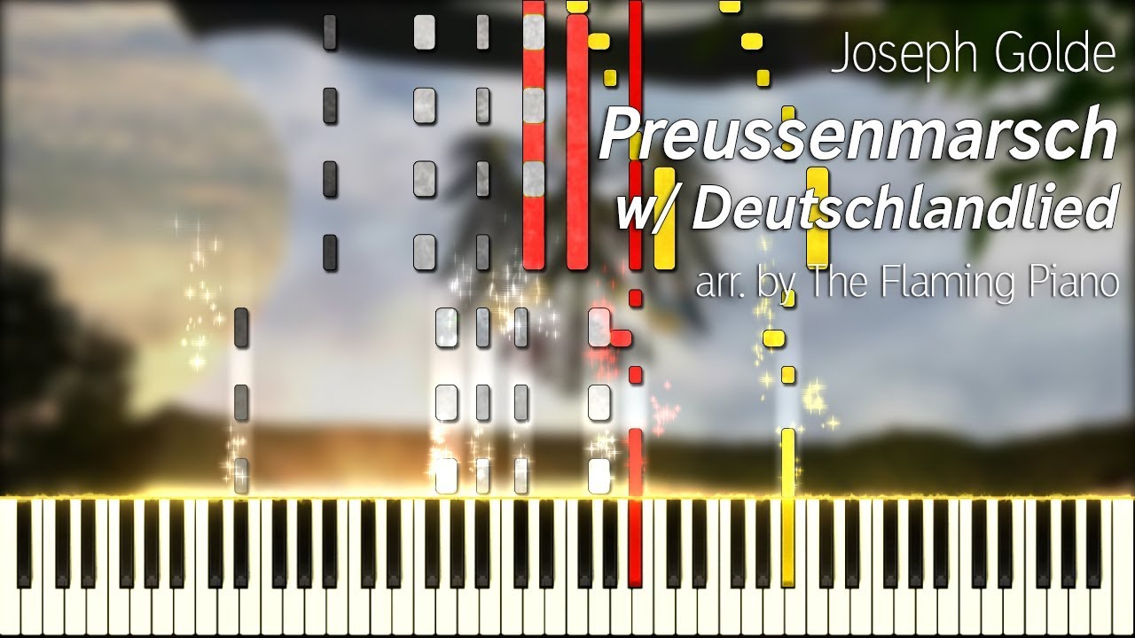 Preussenmarsch (with Deutschlandlied), arr. by me for 2 pianos