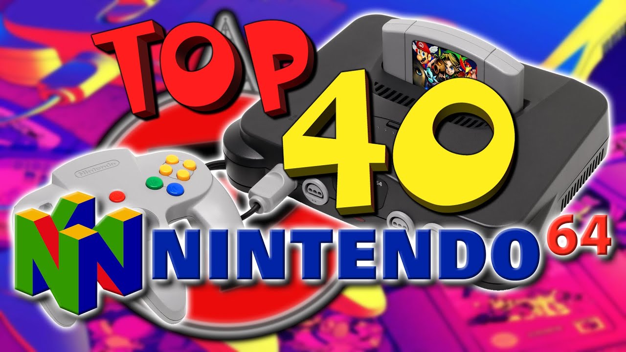 TOP 40: NINTENDO 64 - ¡JUEGAZOS de la poderosa consola de 64 BITS! [1.er RECOPILATORIO de N64]