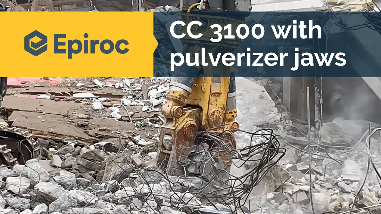 CC 3100 P in direct primary and secondary demolition