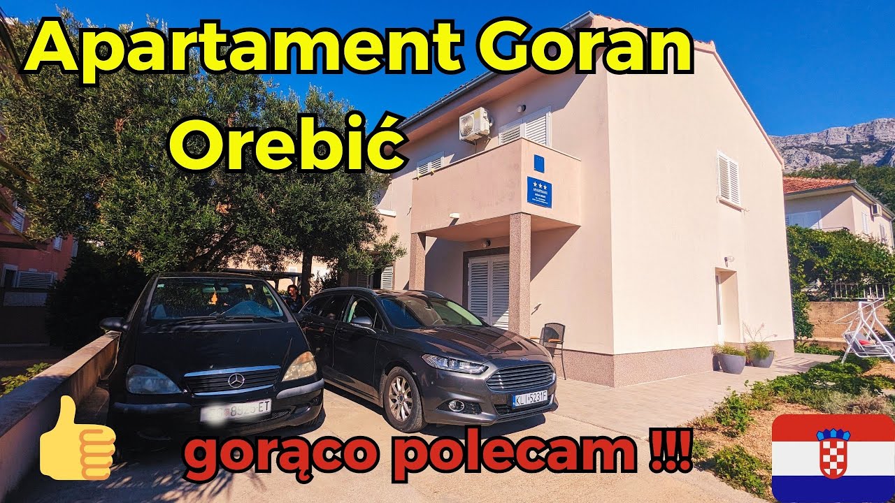 Chorwacja  Orebić - Apartament Goran - świetna lokalizacja i warunki, gorąco polecam