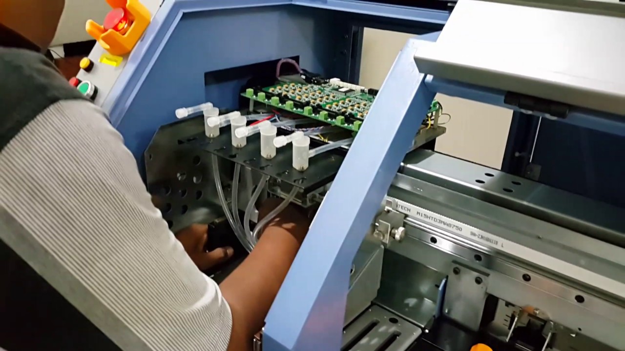 Instalation printhead Konika Minolta 512i for Digital Printing Allwin C4i