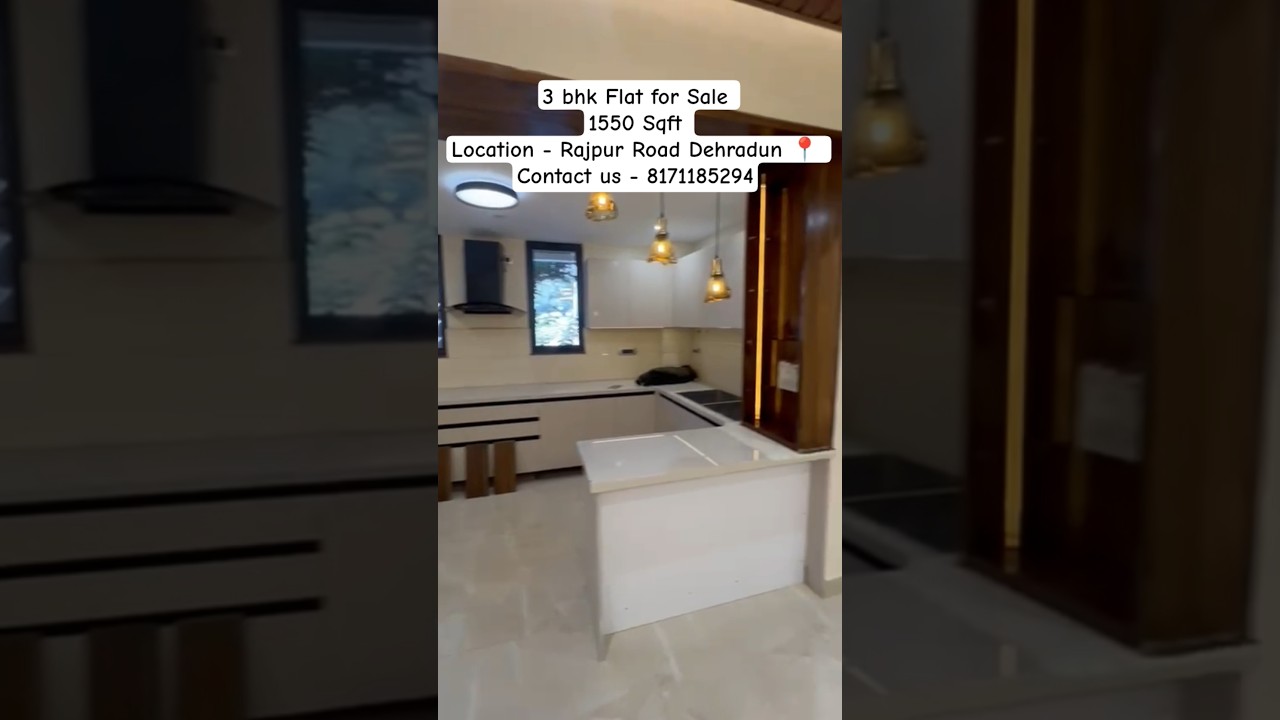 3 bhk Flat for Sale on Rajpur road Dehradun