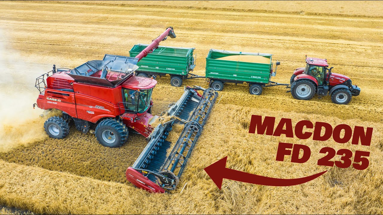 Aratás 2023 | CASE IH 9250 + MacDon FD235 | CASE IH PUMA 200 | AGRI CS