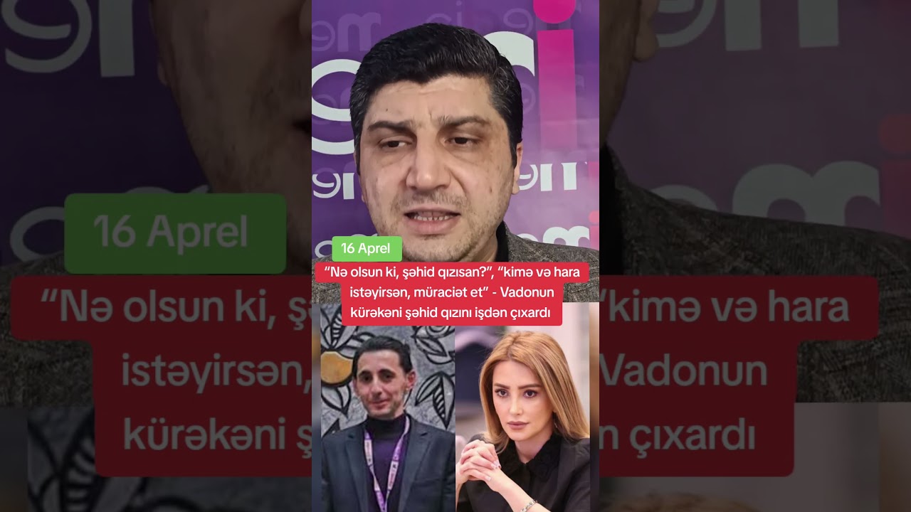 Şəhid qızı olan aparıcı Space TV-dən uzaqlaşdırıldı
