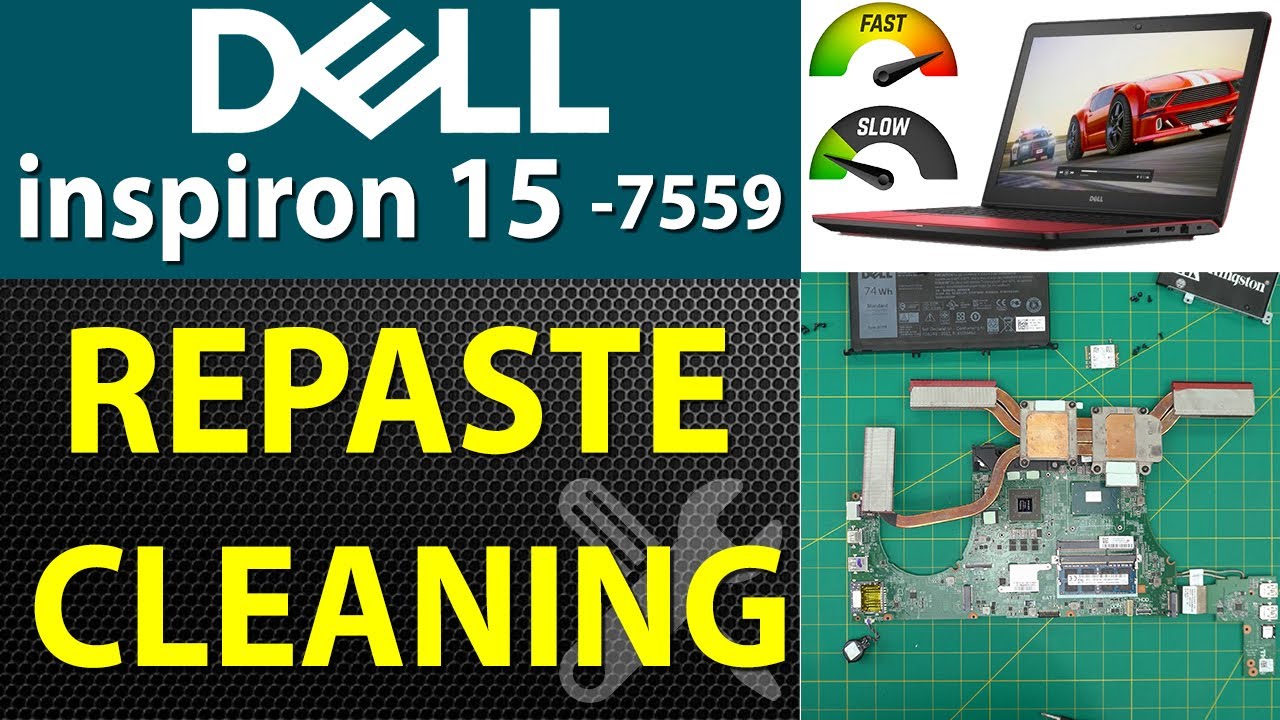 How to Repaste and Clean Dell Inspiron 15-7559 Laptop - Step-by-Step Guide