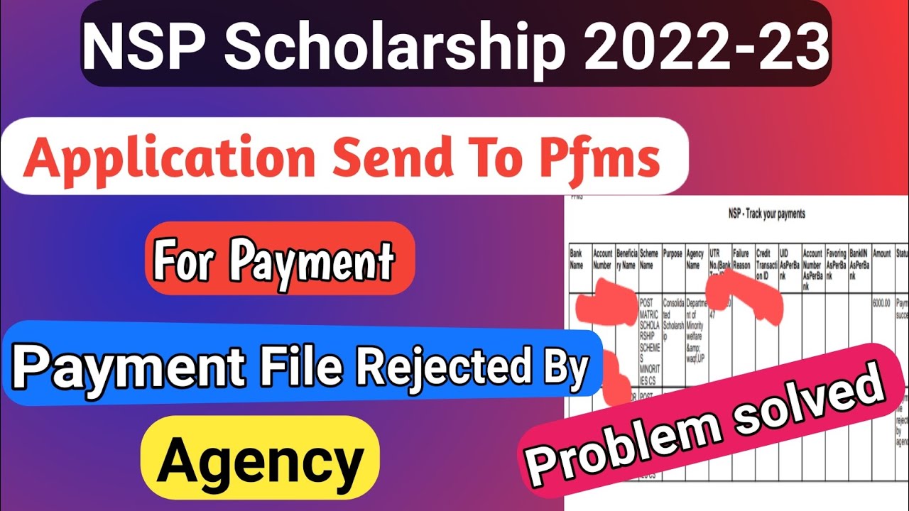 NSP Payment File Rejected At Pfms | Rejection Reason NA | NSP Payment File Rejected | MOMA Payment