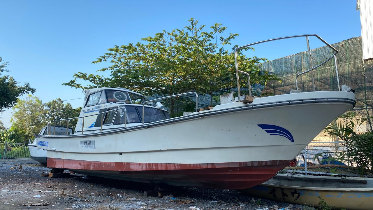 🚨Tàu câu chuyên nghiệp Yamaha 9.2m x 2.35m động cơ Yamaha 135hp/3100rpm📲0903-070-753👷‍♂️