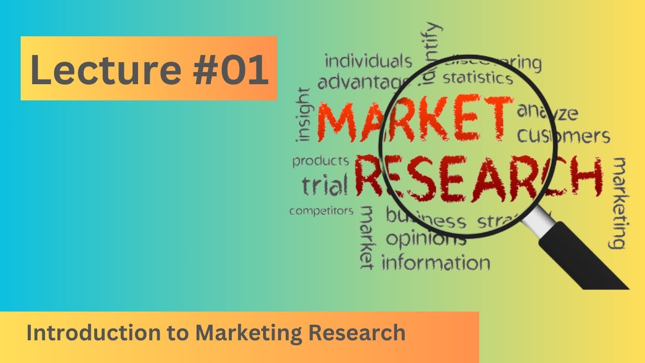 Introduction to Marketing Research | Lecture 1