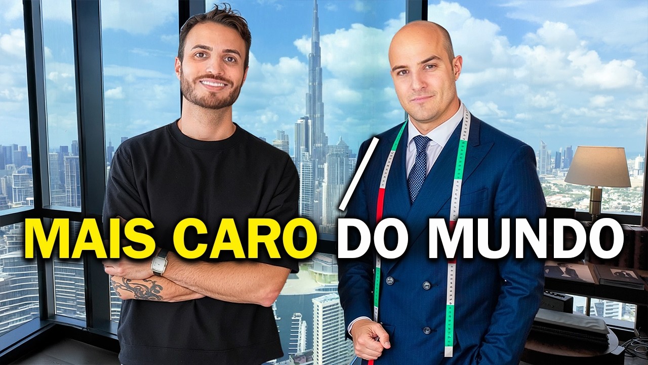 Ele é o Alfaiate Mais Caro do Mundo (Clientes Bilionários e Ternos de 1 Milhão) - Matteo Lionetti