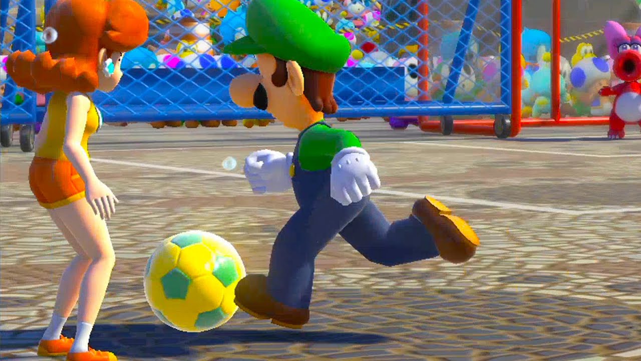 Mario & Sonic at the Olympic Games 2016 Duel  Football Team Black Face , Team Blue | Vmgaming