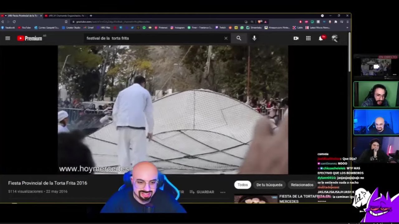 Rodsquare mira videos con Nacho y Schapira