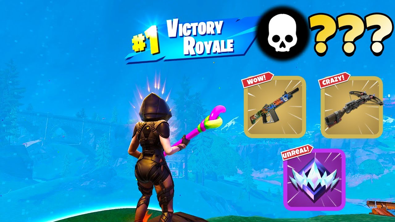 High Elimination Unreal Ranked Solo Zero Build Win Gameplay (Fortnite Chapter 5 Season 3)