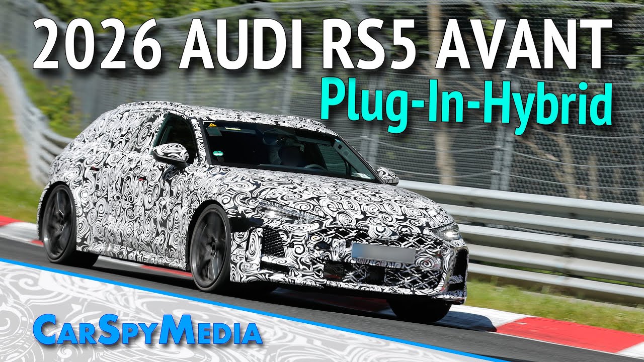 2026 Audi RS5 Avant B10 Prototype Plug-In-Hybrid Continues Endurance Testing At The N&uuml;rburgring
